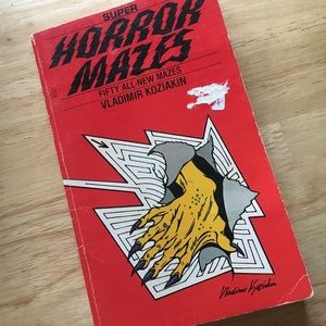 1980 Horror Mazes 50 new activities movie rare VTG